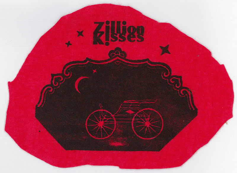 Cloth Patch for Zillion Kisses made by GGRG